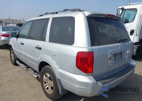 2003 Honda Pilot Ex-L из США, поврежденный, VIN 2HKYF18513H521436